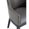 Manhattan Comfort Gansevoort Faux Leather Dining Armchair in Pebble Grey - Set of 2 2-DC051AR-PE - alternate 5